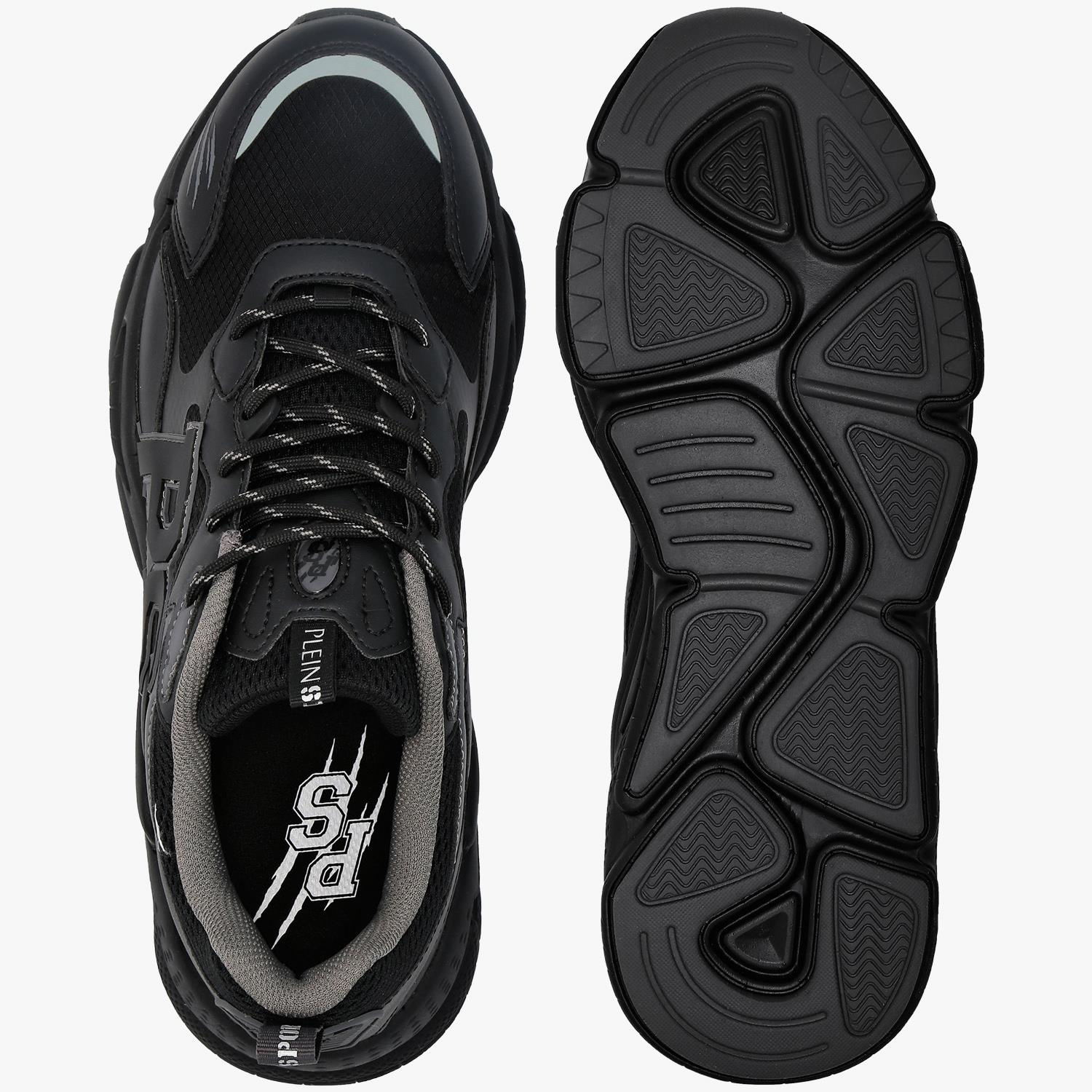 PLEIN SPORT SIYAH PS LOGO DETAYLI ERKEK SPOR AYAKKABI