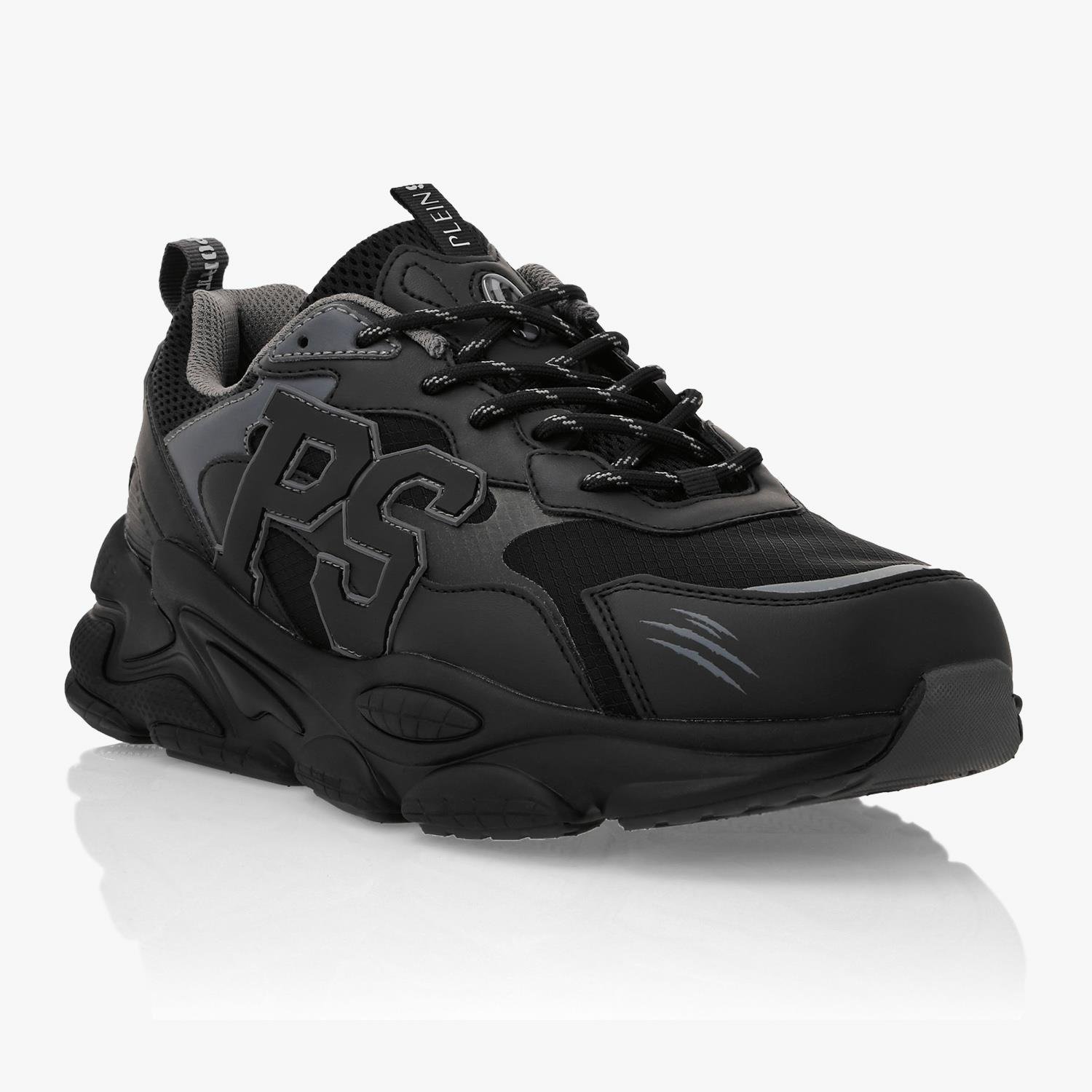 PLEIN SPORT SIYAH PS LOGO DETAYLI ERKEK SPOR AYAKKABI