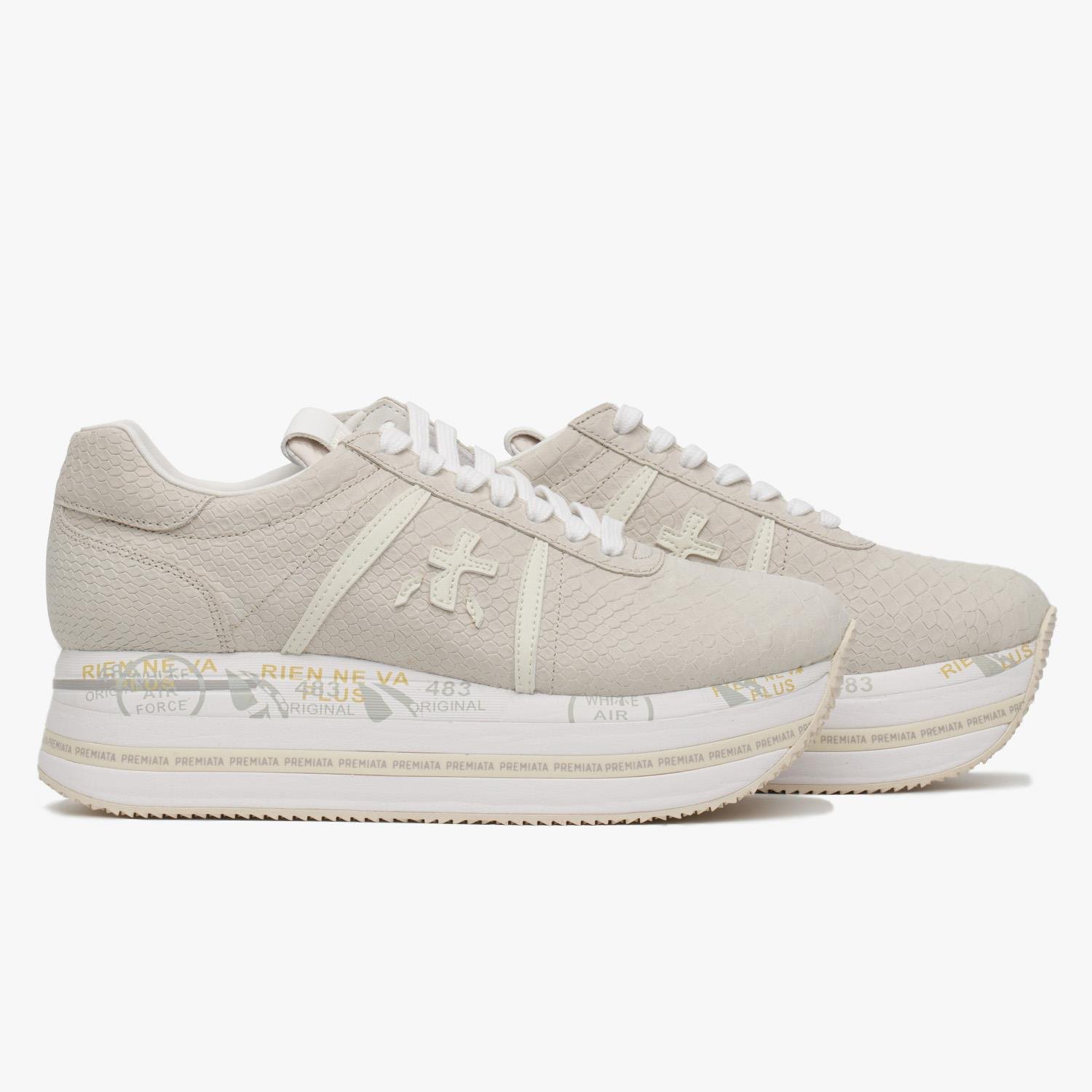 Premiata Bej Beth 7370 Kadın Spor Ayakkabı