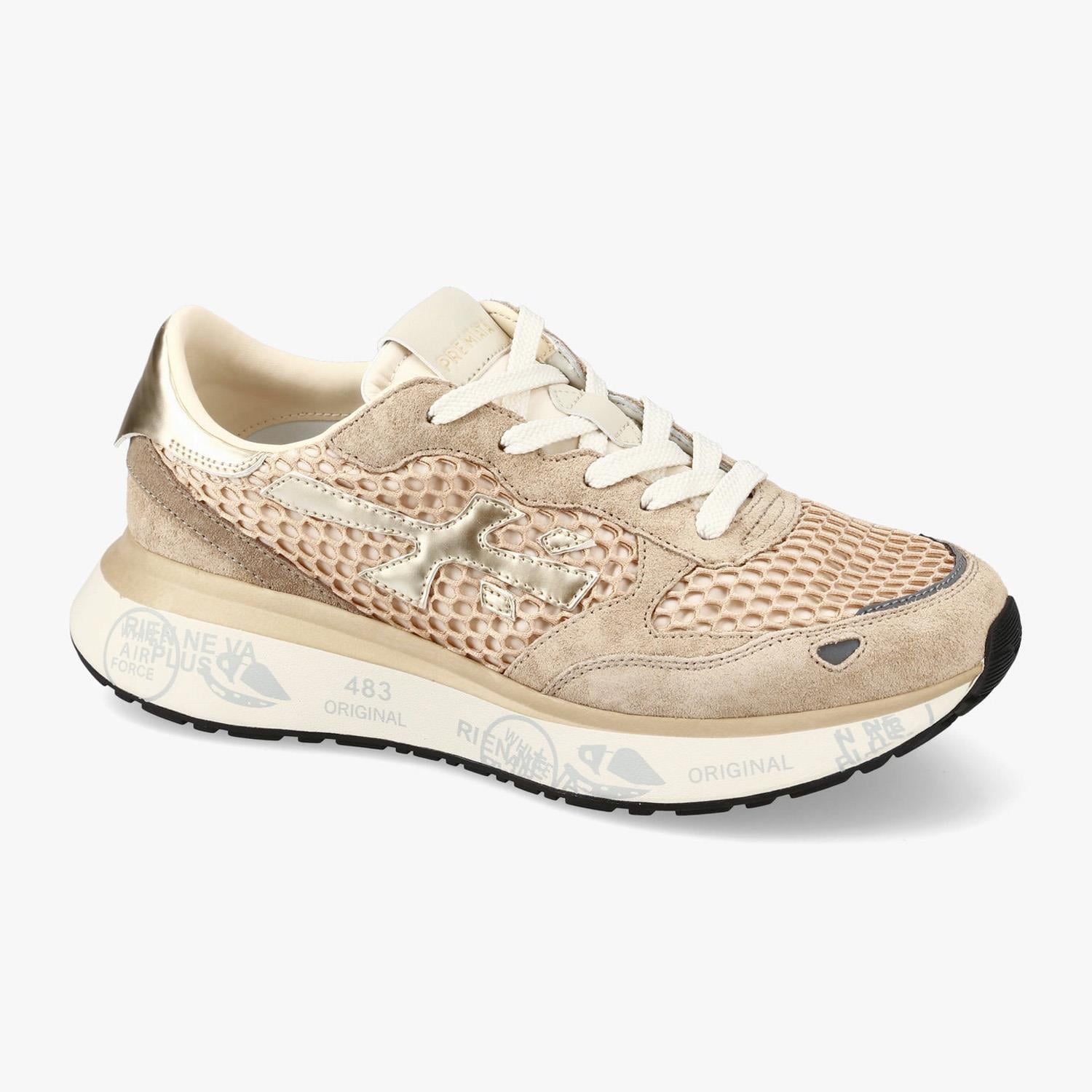 Premiata Bej Lauryn 7486 Kadın Spor Ayakkabı
