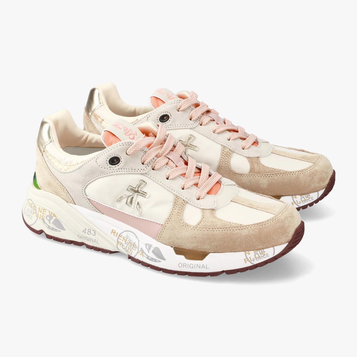 Premiata Bej Mased 7397 Kadın Sneaker