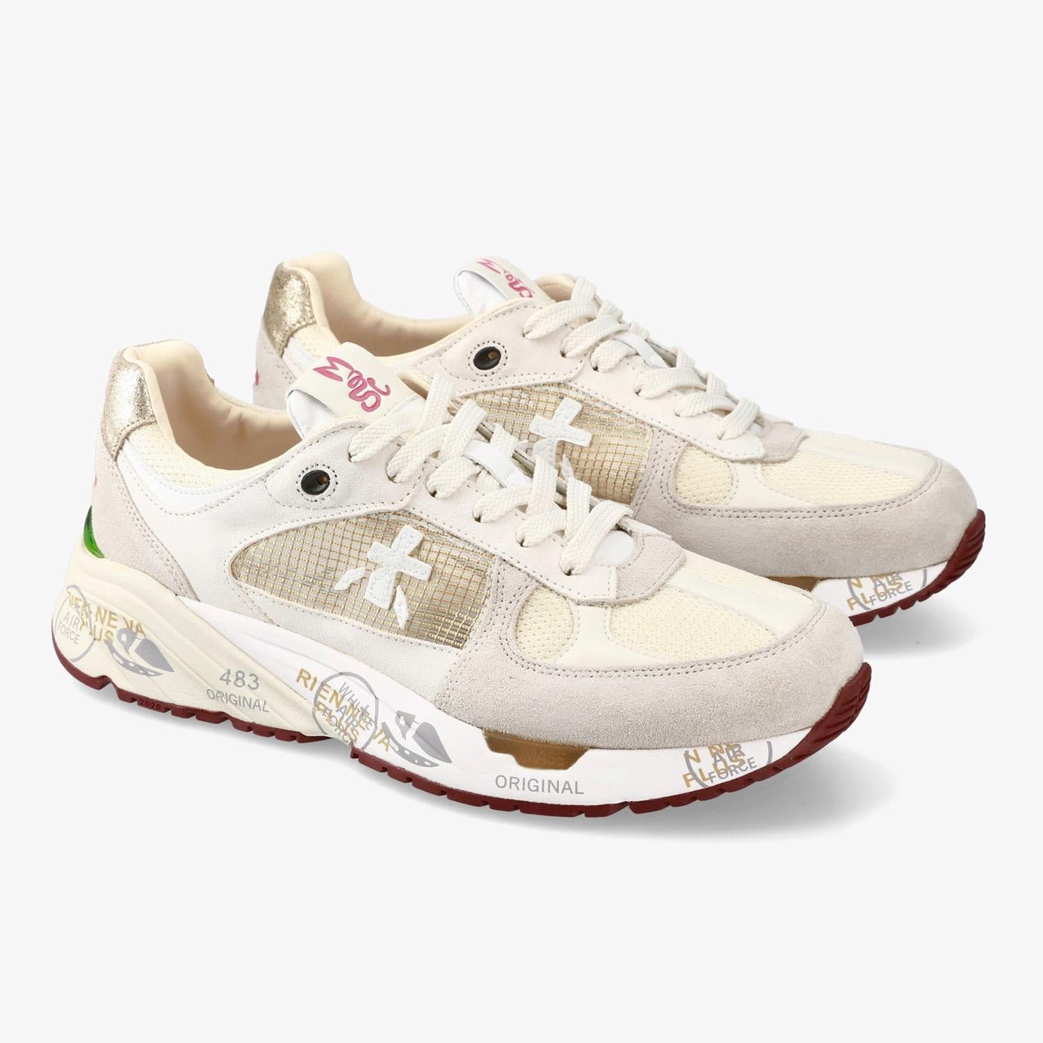 Premiata Bej Mased 7399 Kadın Sneaker