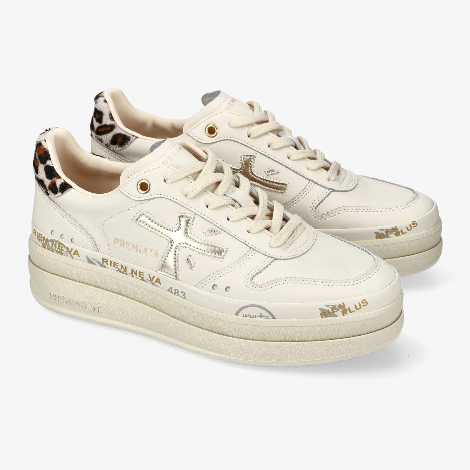 Premiata Bej Micol 7441 Kadın Sneaker