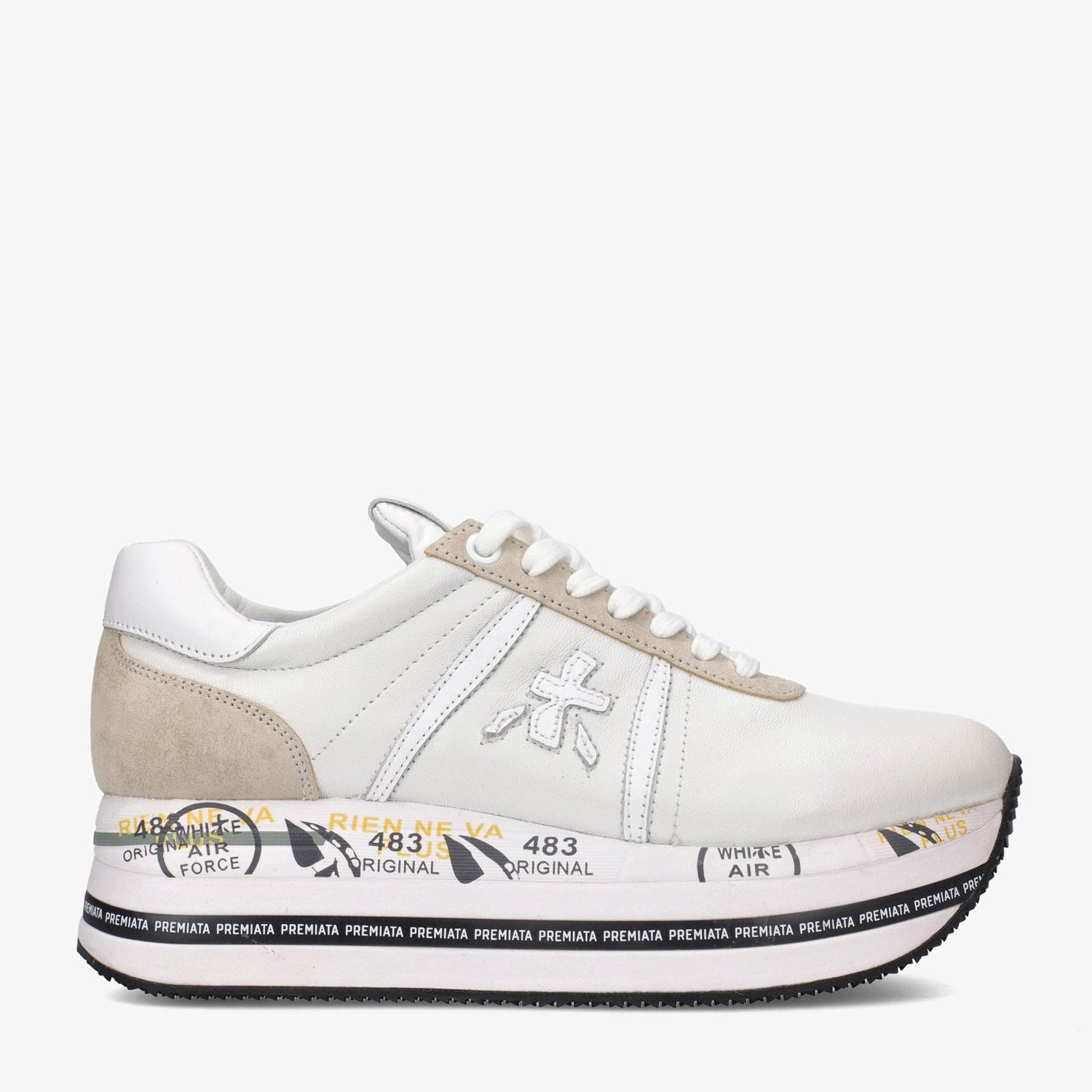 Premiata Beyaz Beth 5603 Kadın Spor Ayakkabı