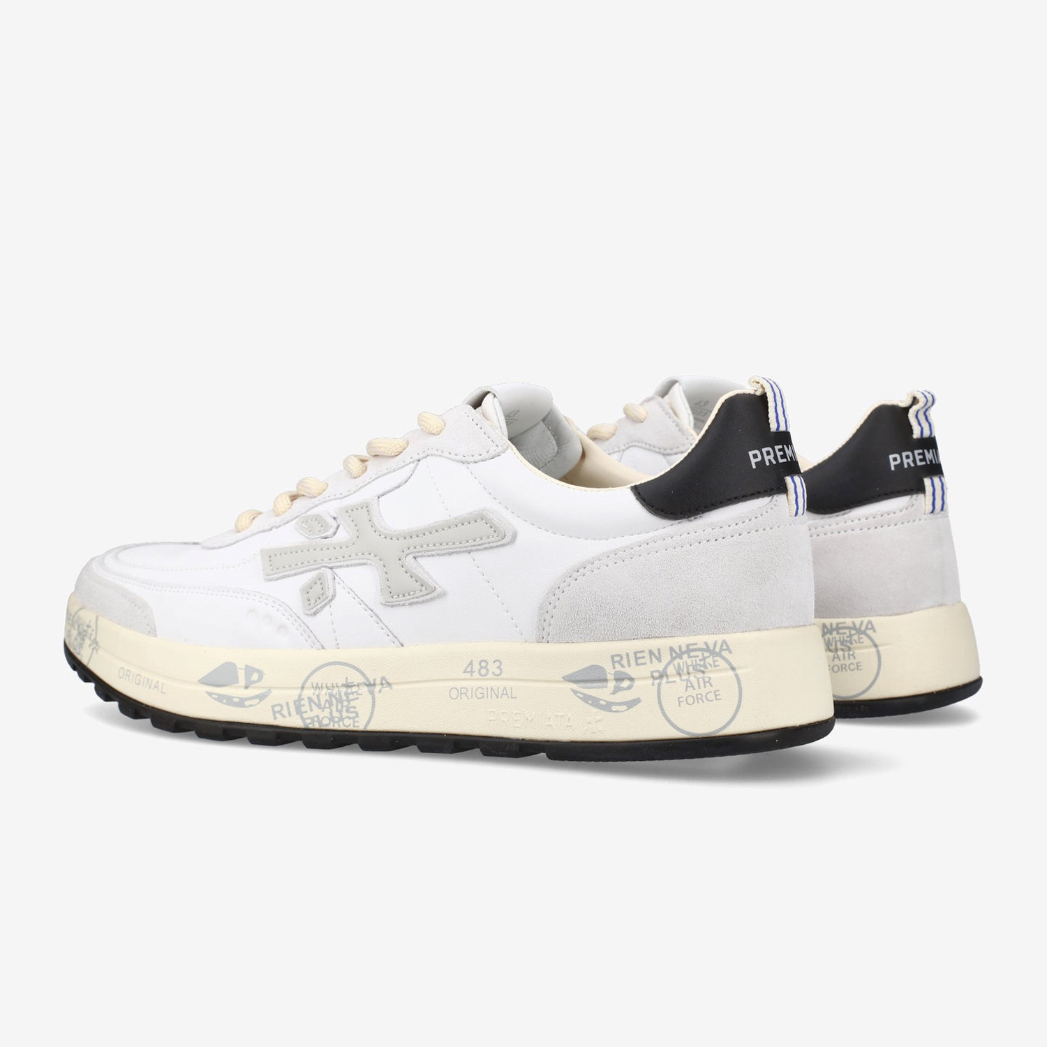 Premiata Beyaz Nous 7233 Erkek Sneaker