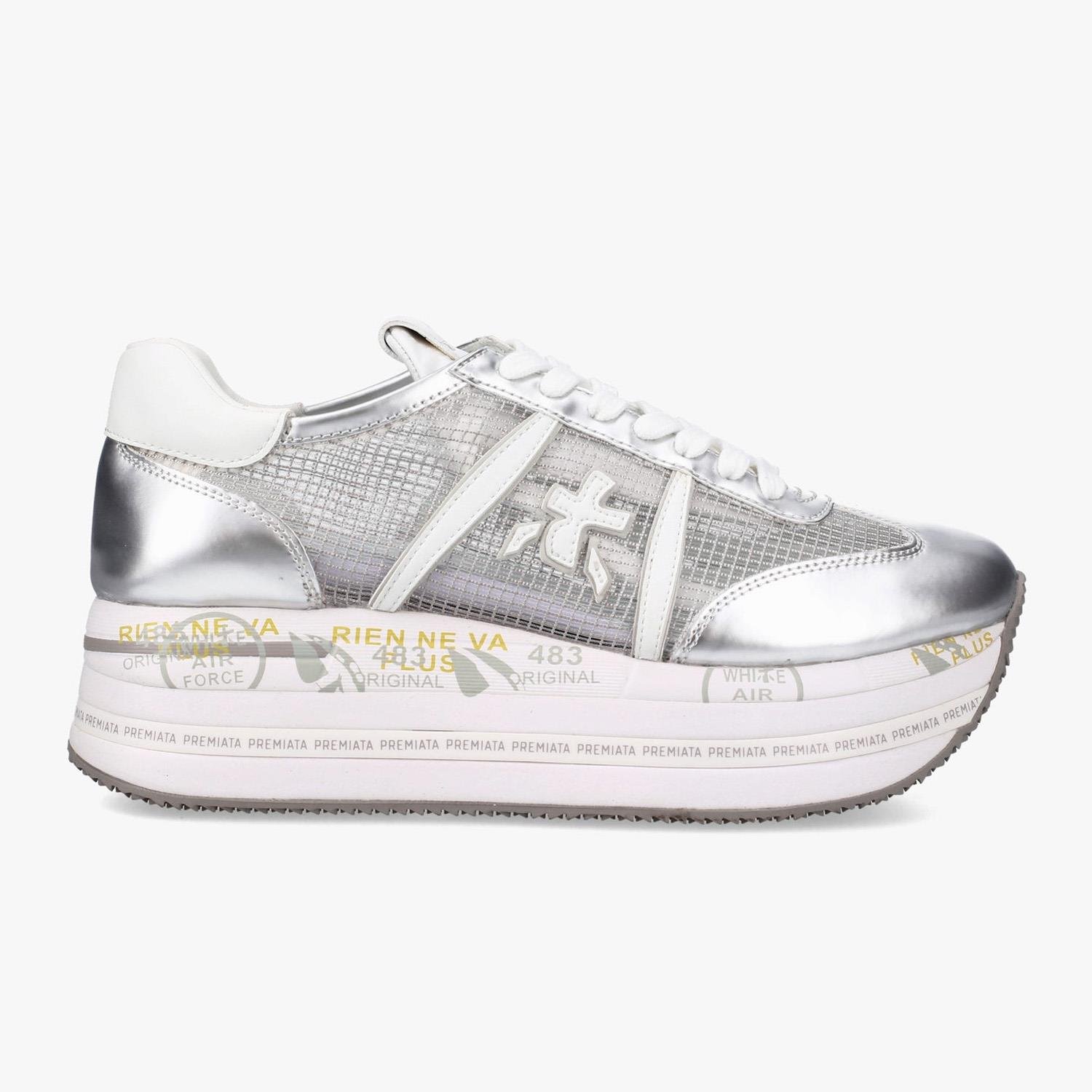 Premiata Gümüş Beth 7373 Kadın Spor Ayakkabı