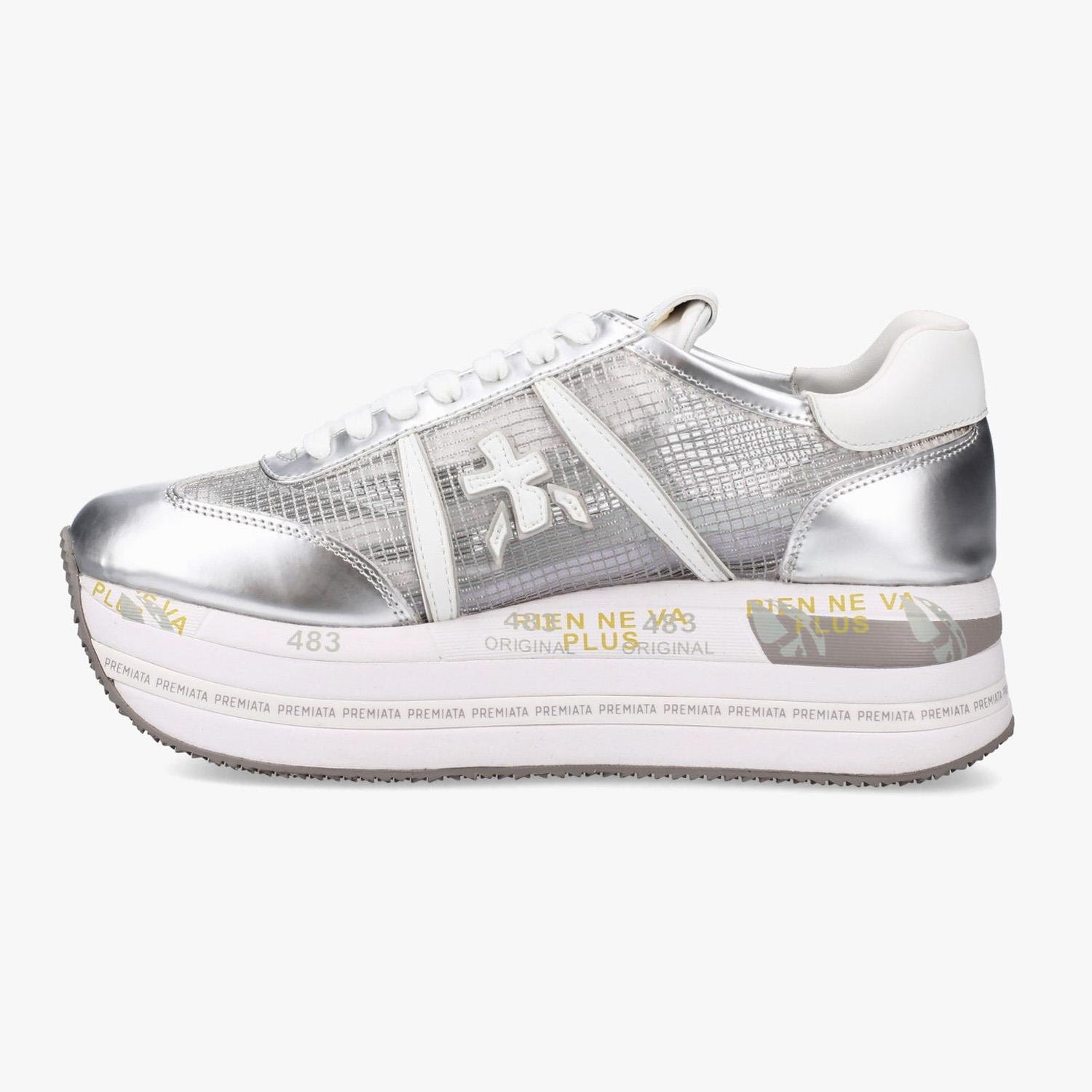 Premiata Gümüş Beth 7373 Kadın Spor Ayakkabı