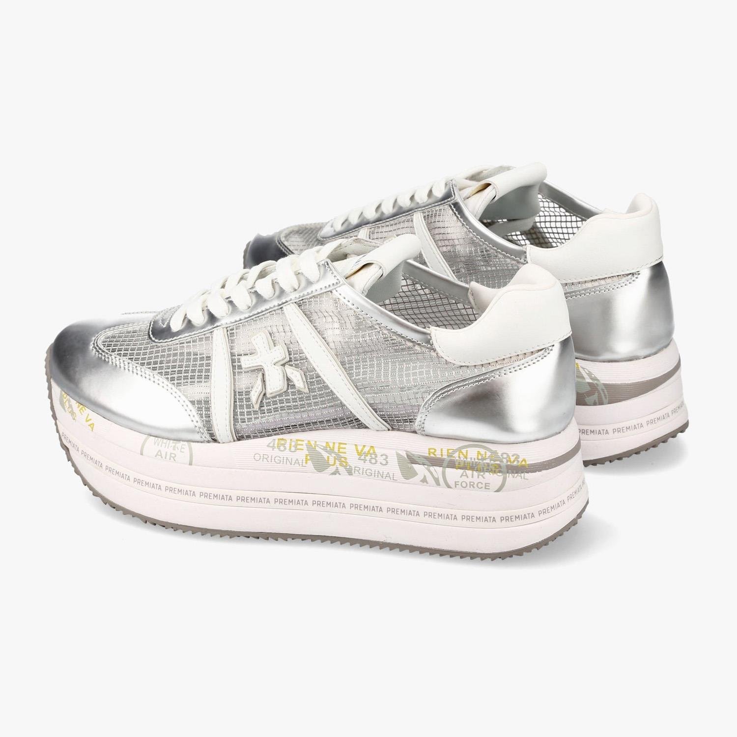 Premiata Gümüş Beth 7373 Kadın Spor Ayakkabı