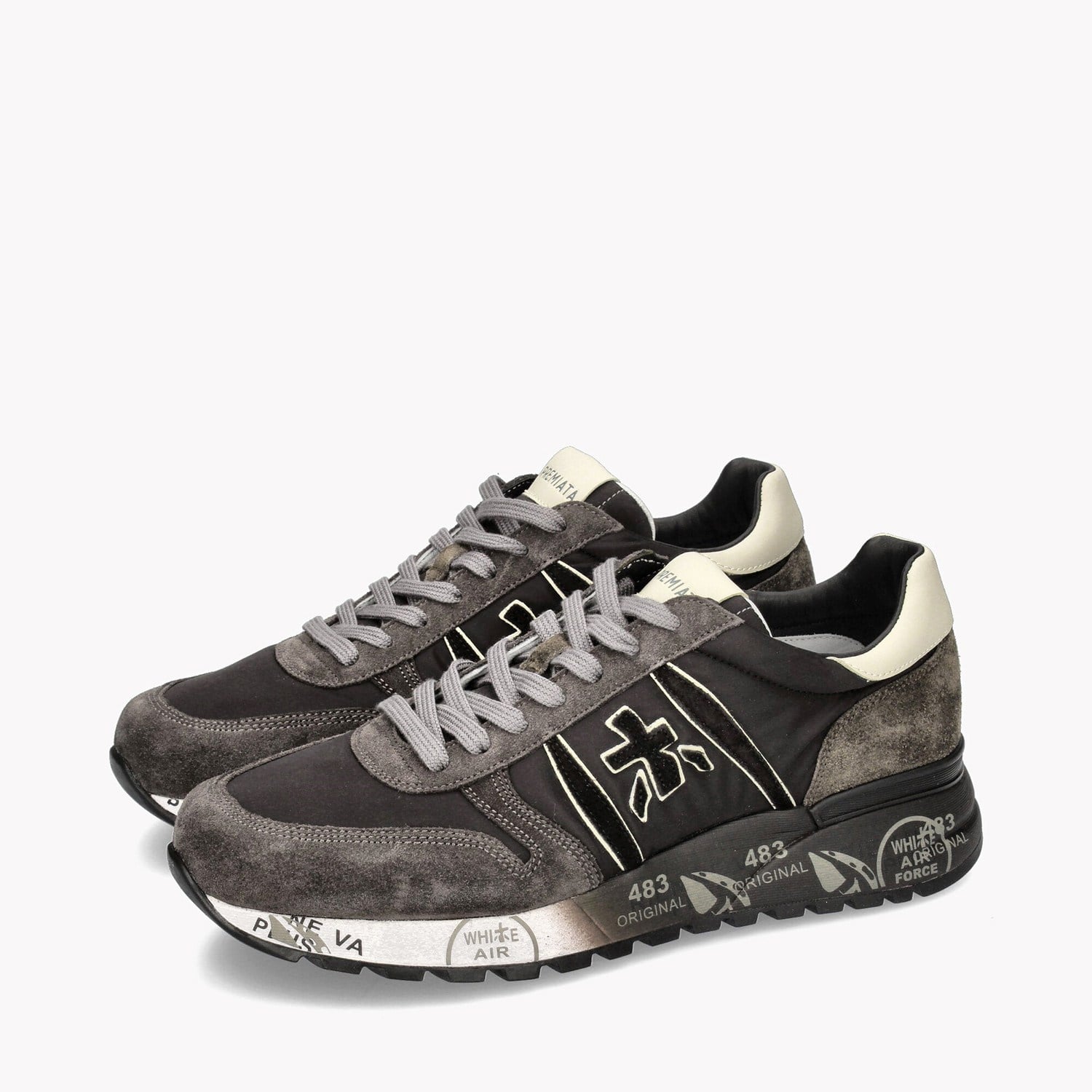 Premiata Kahve Deri Lander 4951 Erkek Sneakers