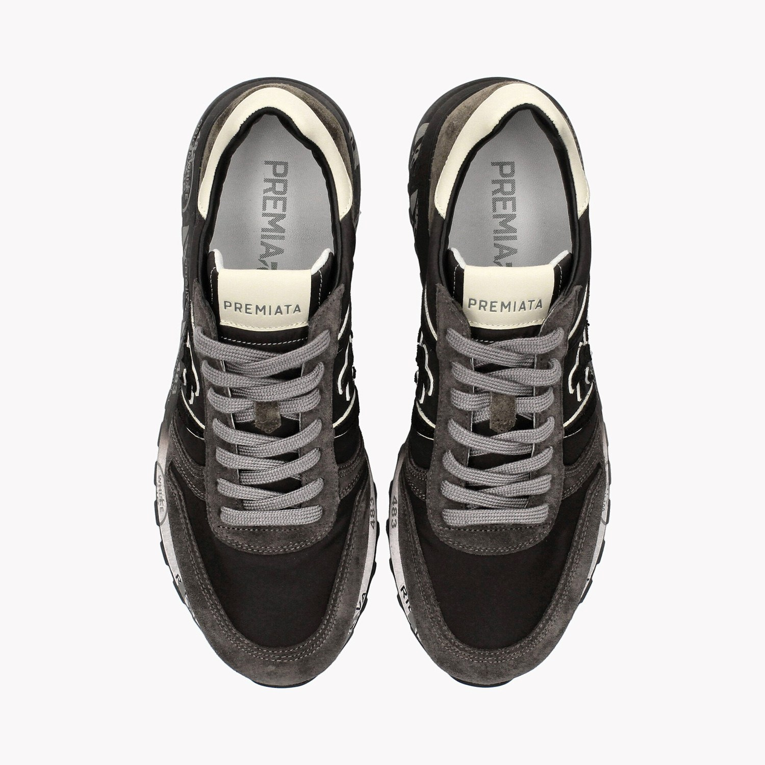 Premiata Kahve Deri Lander 4951 Erkek Sneakers