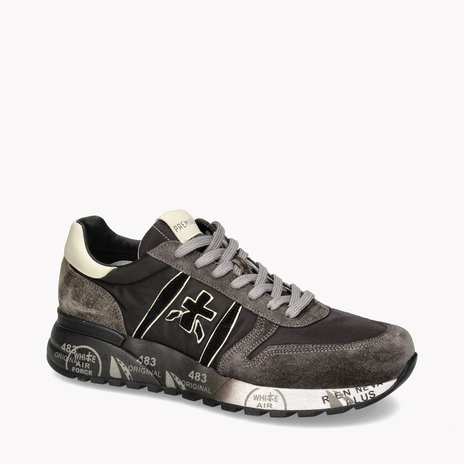 Premiata Kahve Deri Lander 4951 Erkek Sneakers