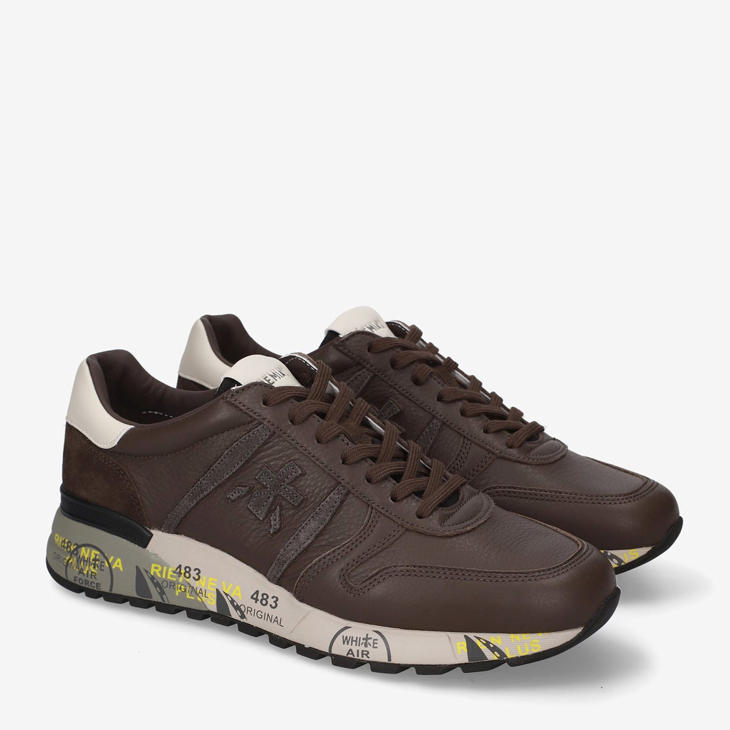 Premiata Kahve Deri Lander 8658 Erkek Sneakers