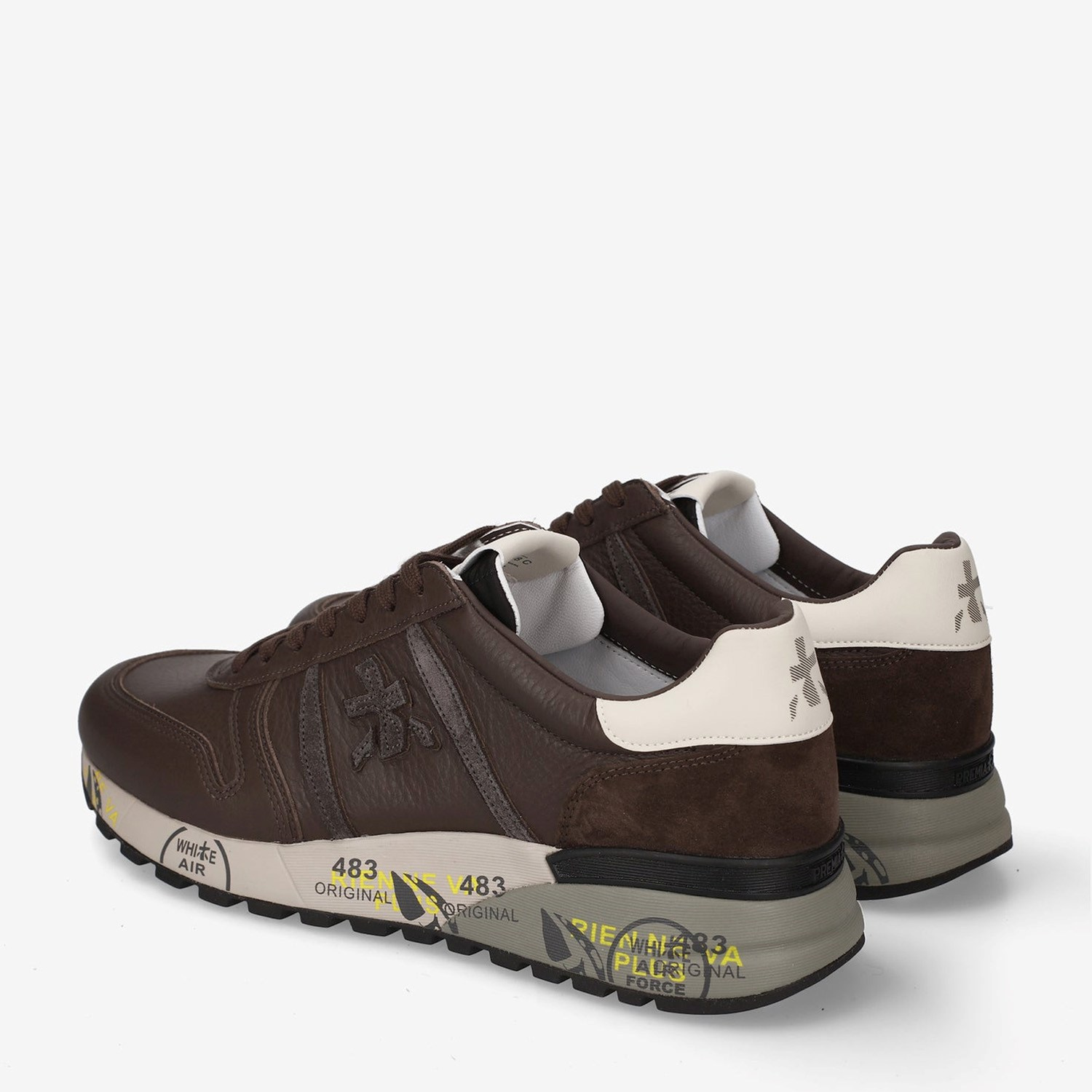 Premiata Kahve Deri Lander 8658 Erkek Sneakers