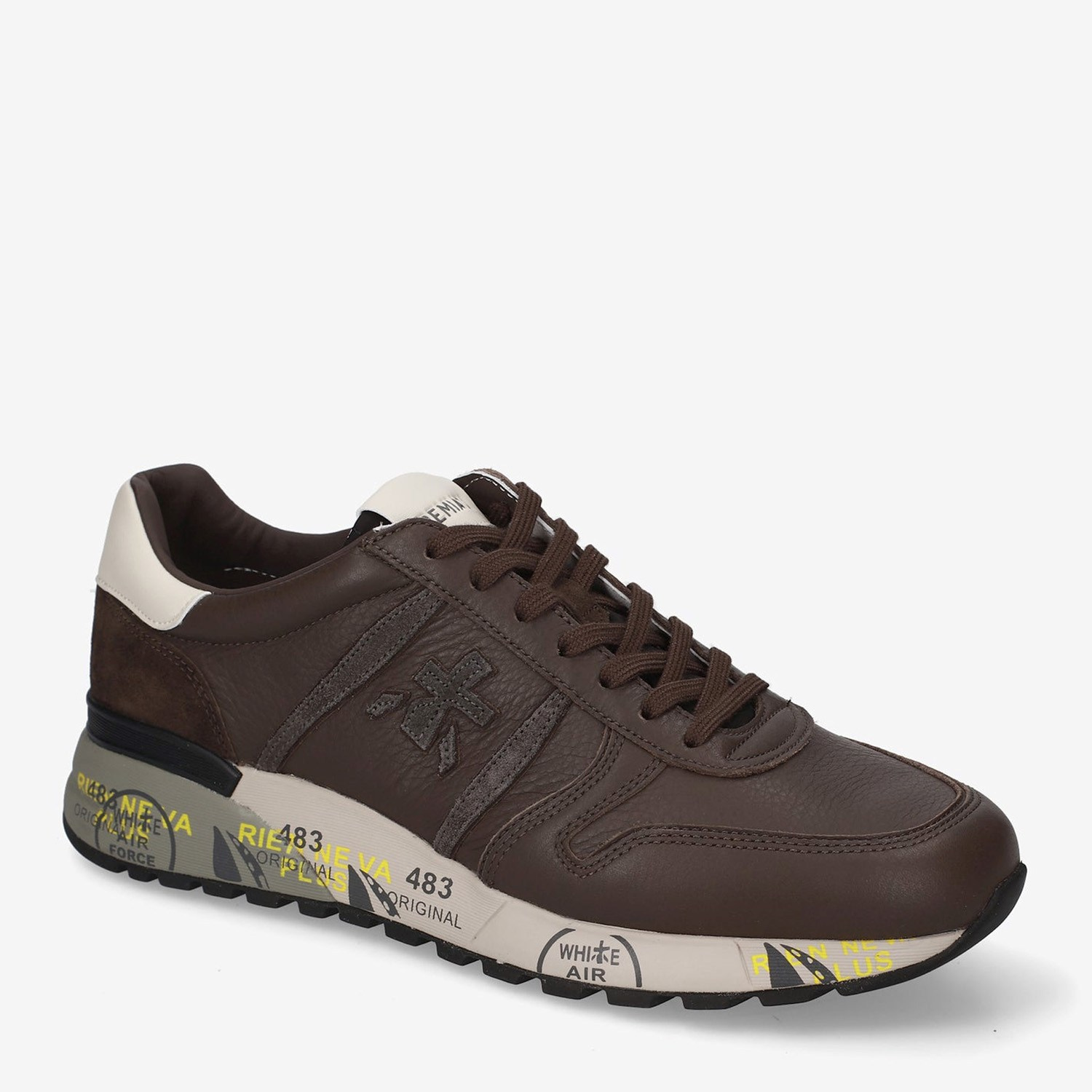 Premiata Kahve Deri Lander 8658 Erkek Sneakers