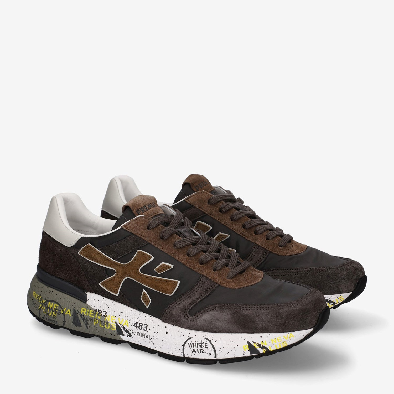 Premiata Kahve Deri Mick 8432 Erkek Sneakers