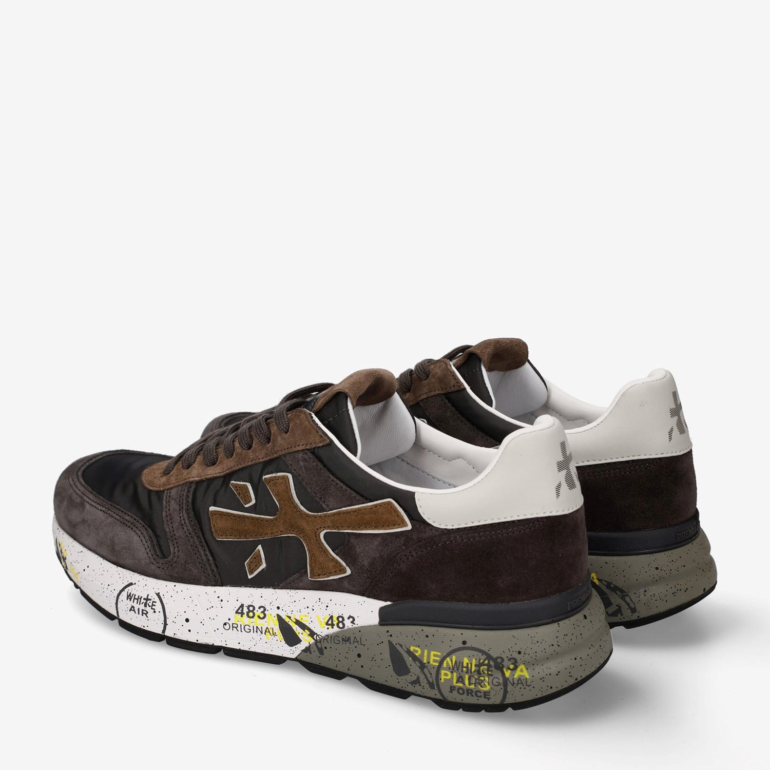 Premiata Kahve Deri Mick 8432 Erkek Sneakers