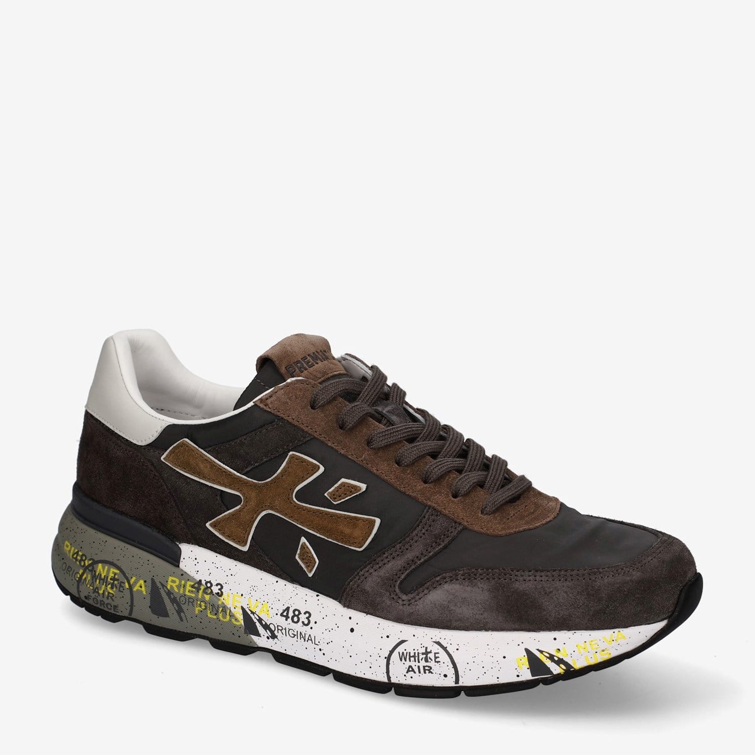 Premiata Kahve Deri Mick 8432 Erkek Sneakers