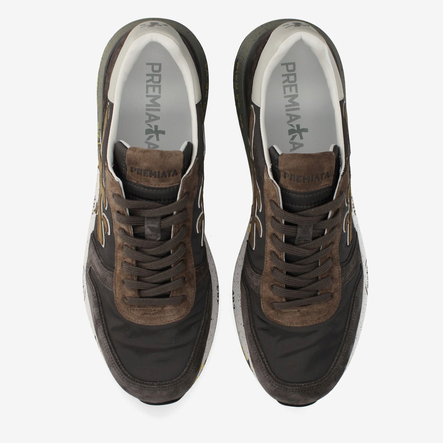 Premiata Kahve Deri Mick 8432 Erkek Sneakers