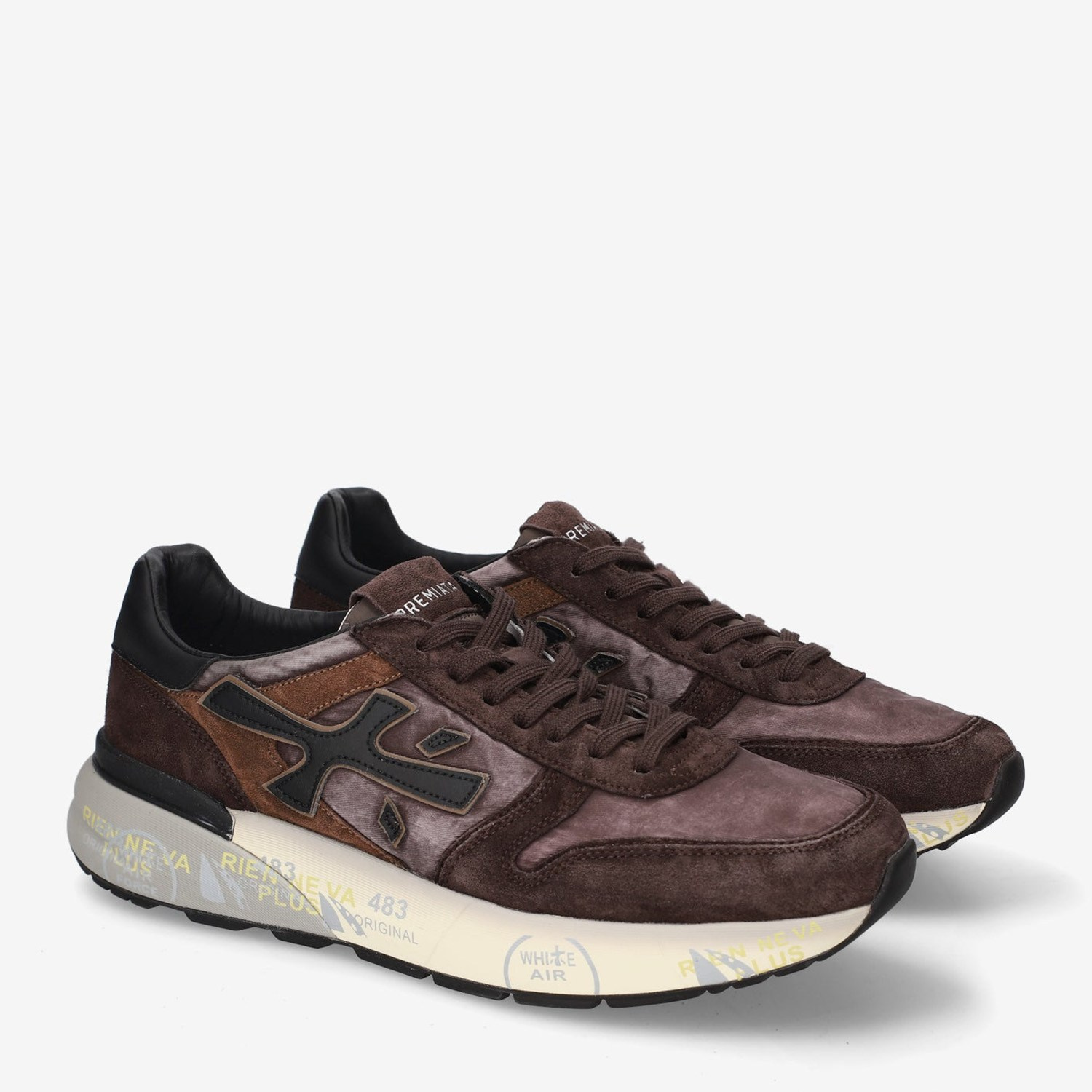 Premiata Kahve Deri Mick 8434 Erkek Sneakers