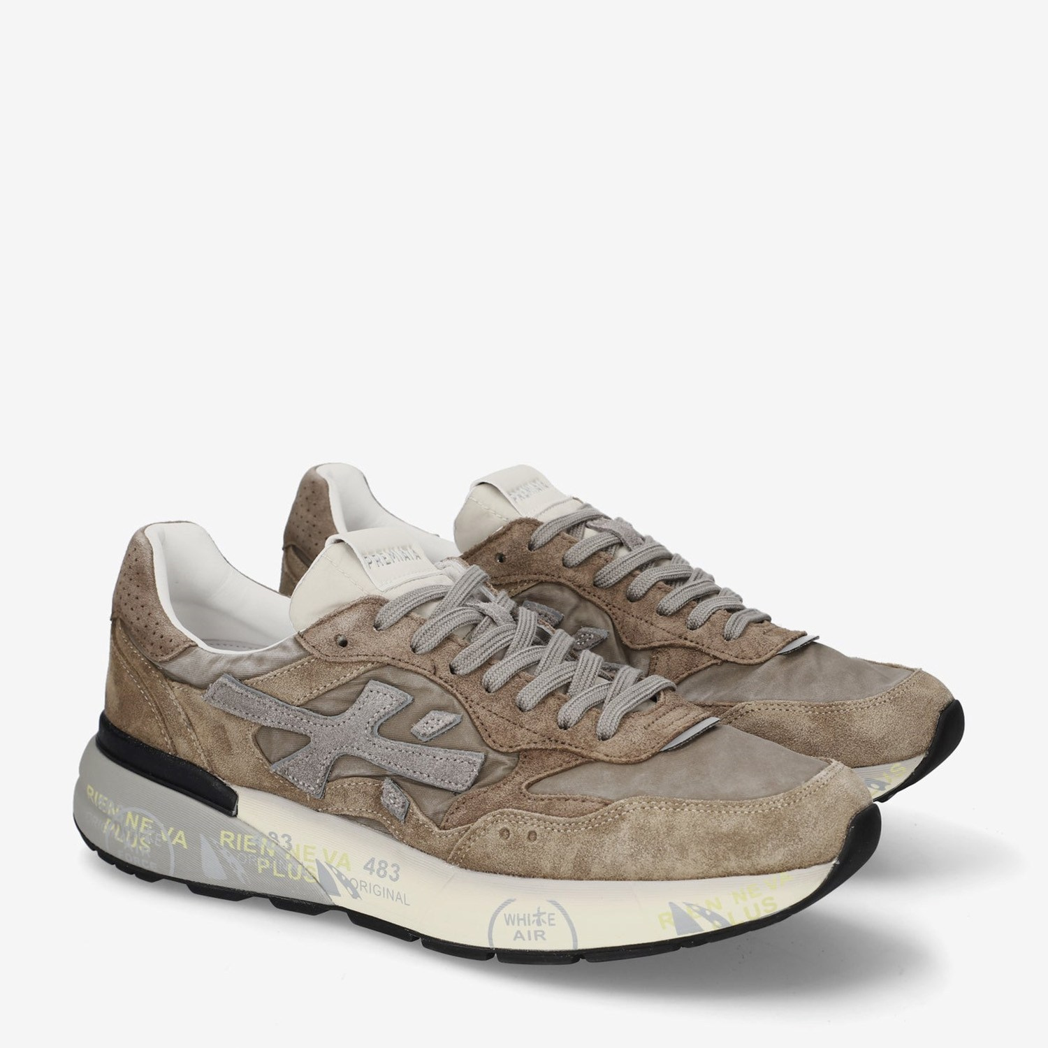 Premiata Kahve  Mick 01 8437 Erkek Sneakers