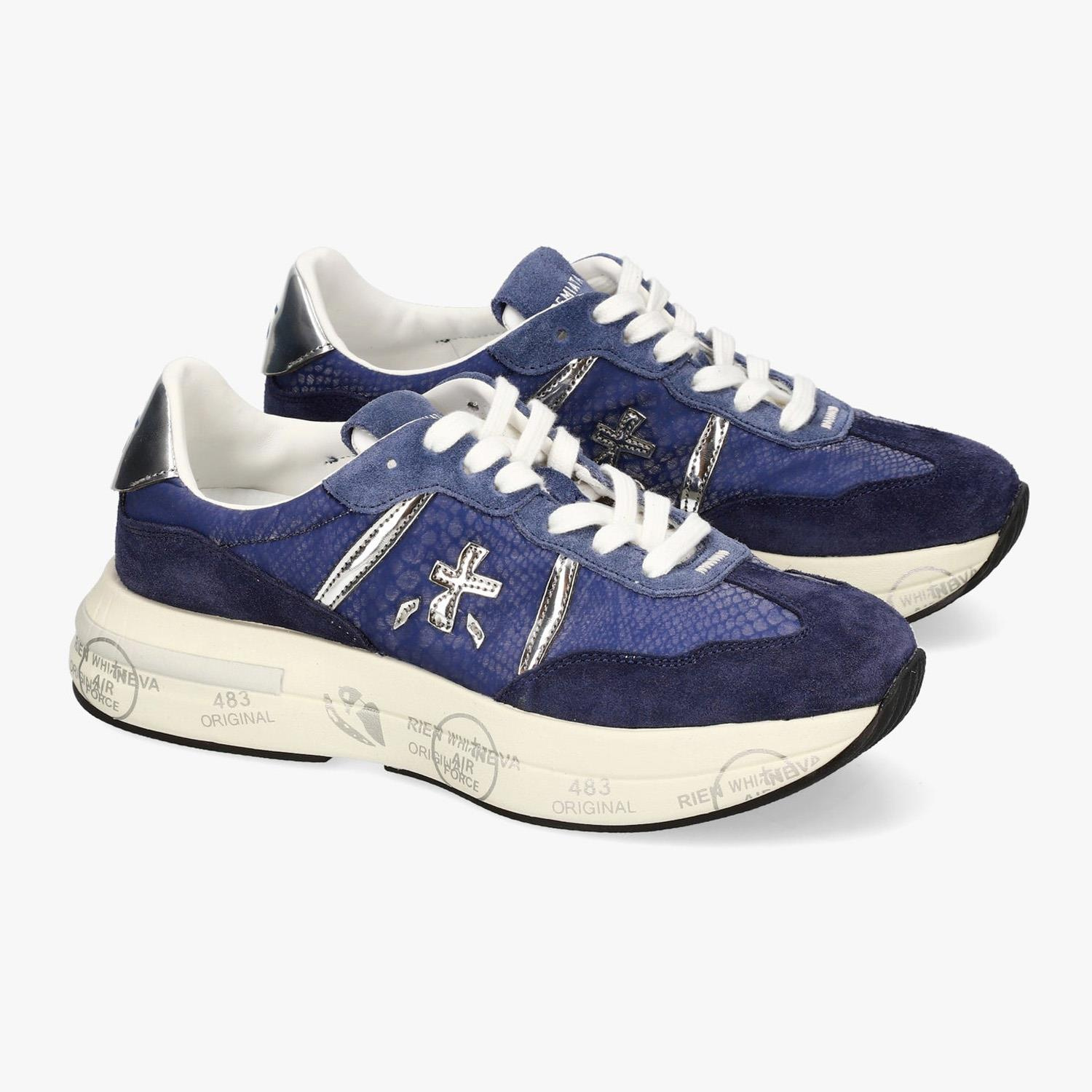 Premiata Lacivert Cassie 7388 Kadın Sneaker
