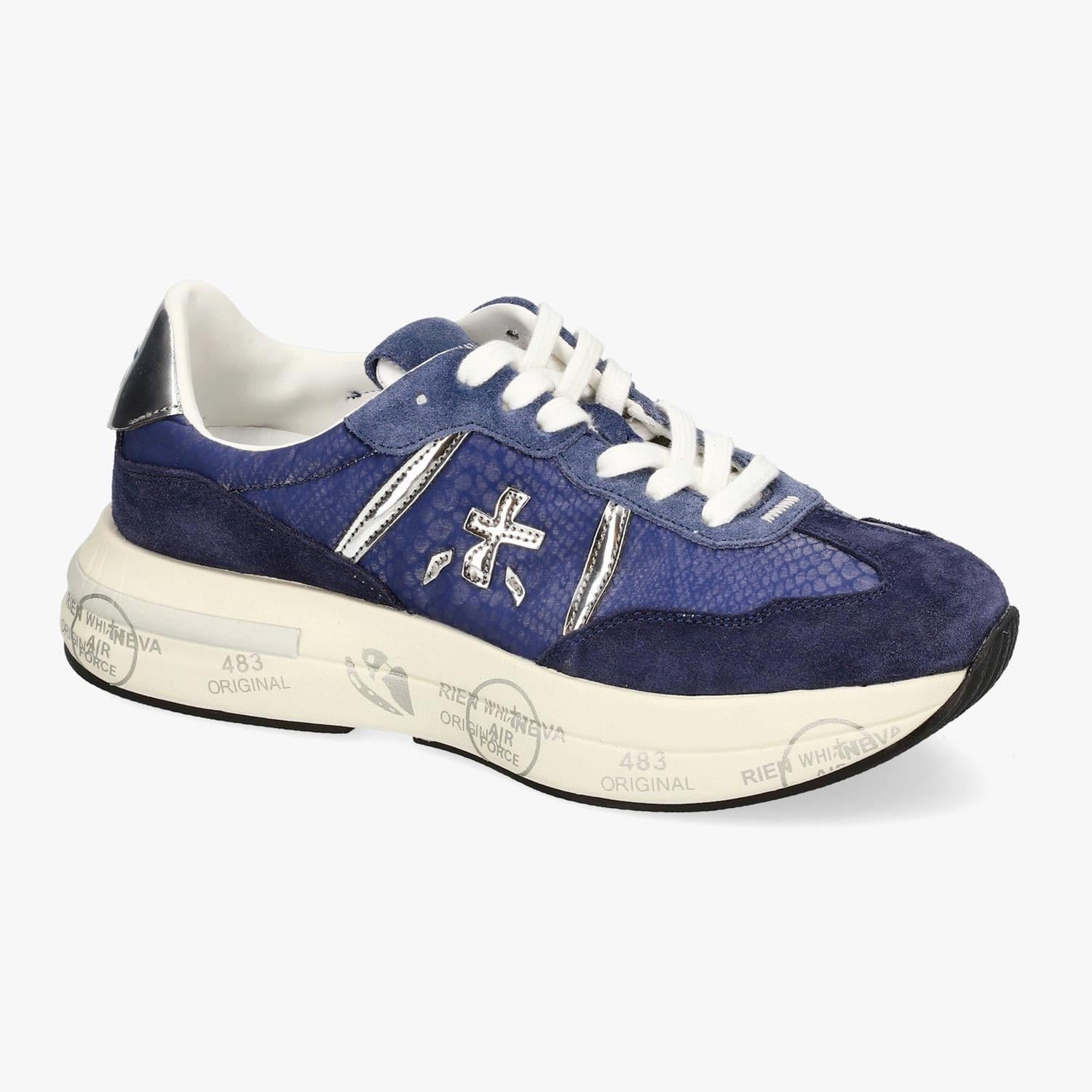 Premiata Lacivert Cassie 7388 Kadın Sneaker