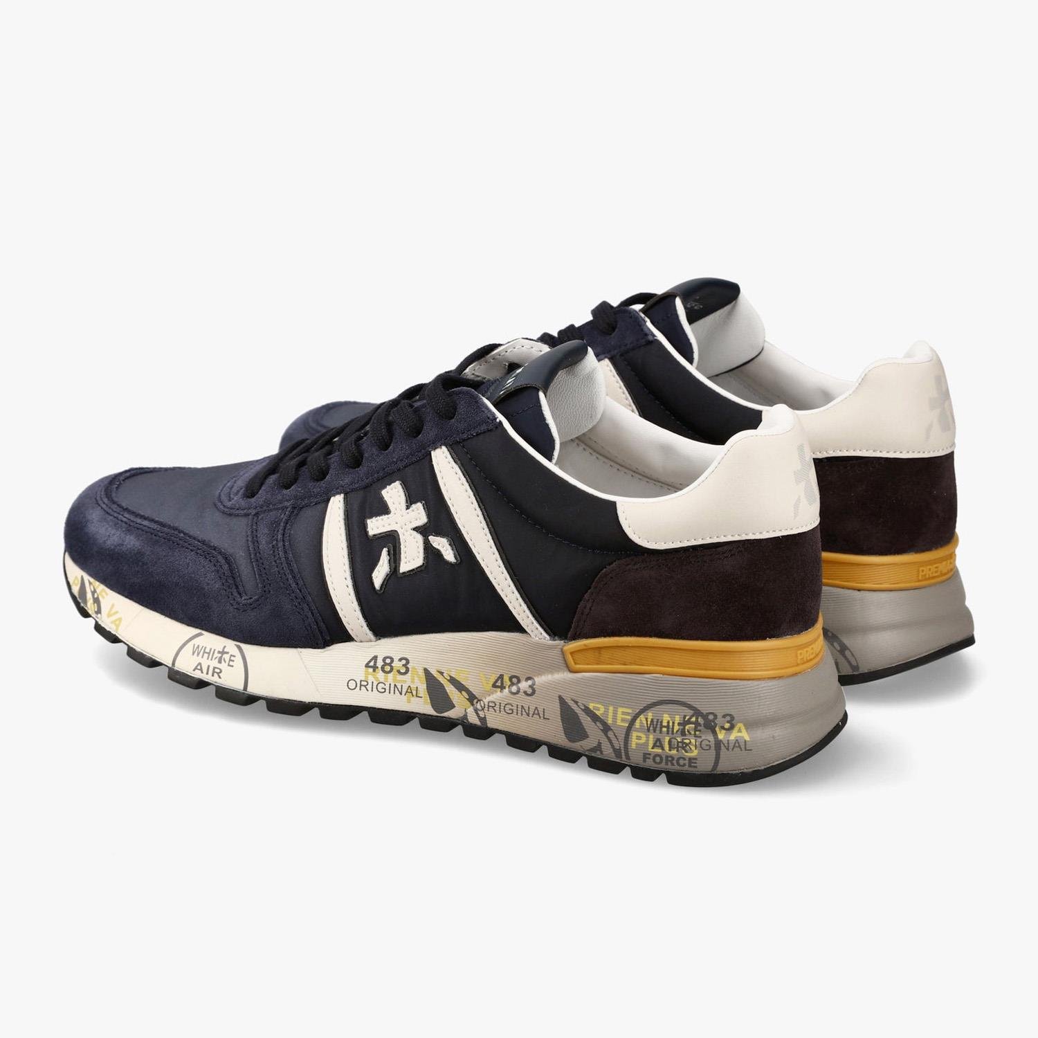 Premiata Lander 7702 Lacivert Erkek Spor Ayakkabı