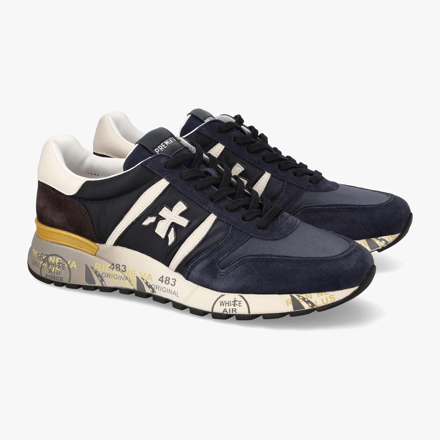 Premiata Lander 7702 Lacivert Erkek Spor Ayakkabı