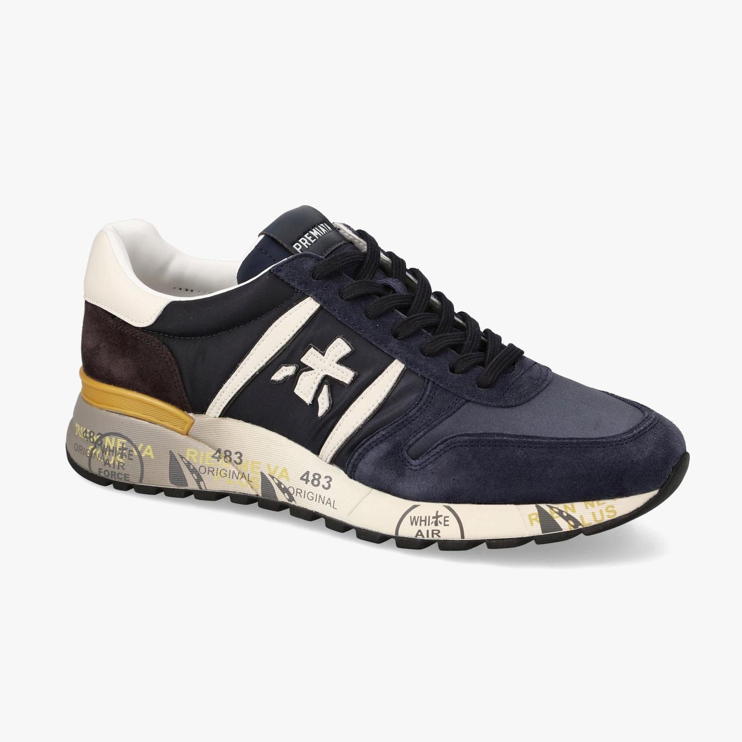 Premiata Lander 7702 Lacivert Erkek Spor Ayakkabı