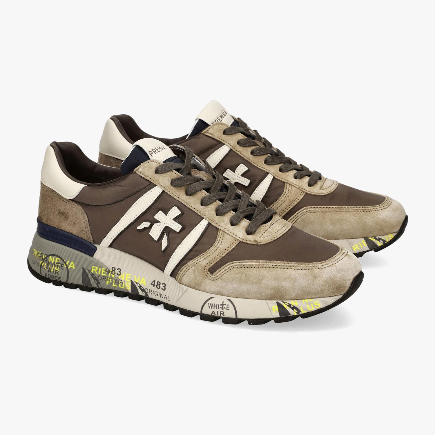 Premiata Lander 7704 Kahve Erkek Spor Ayakkabı