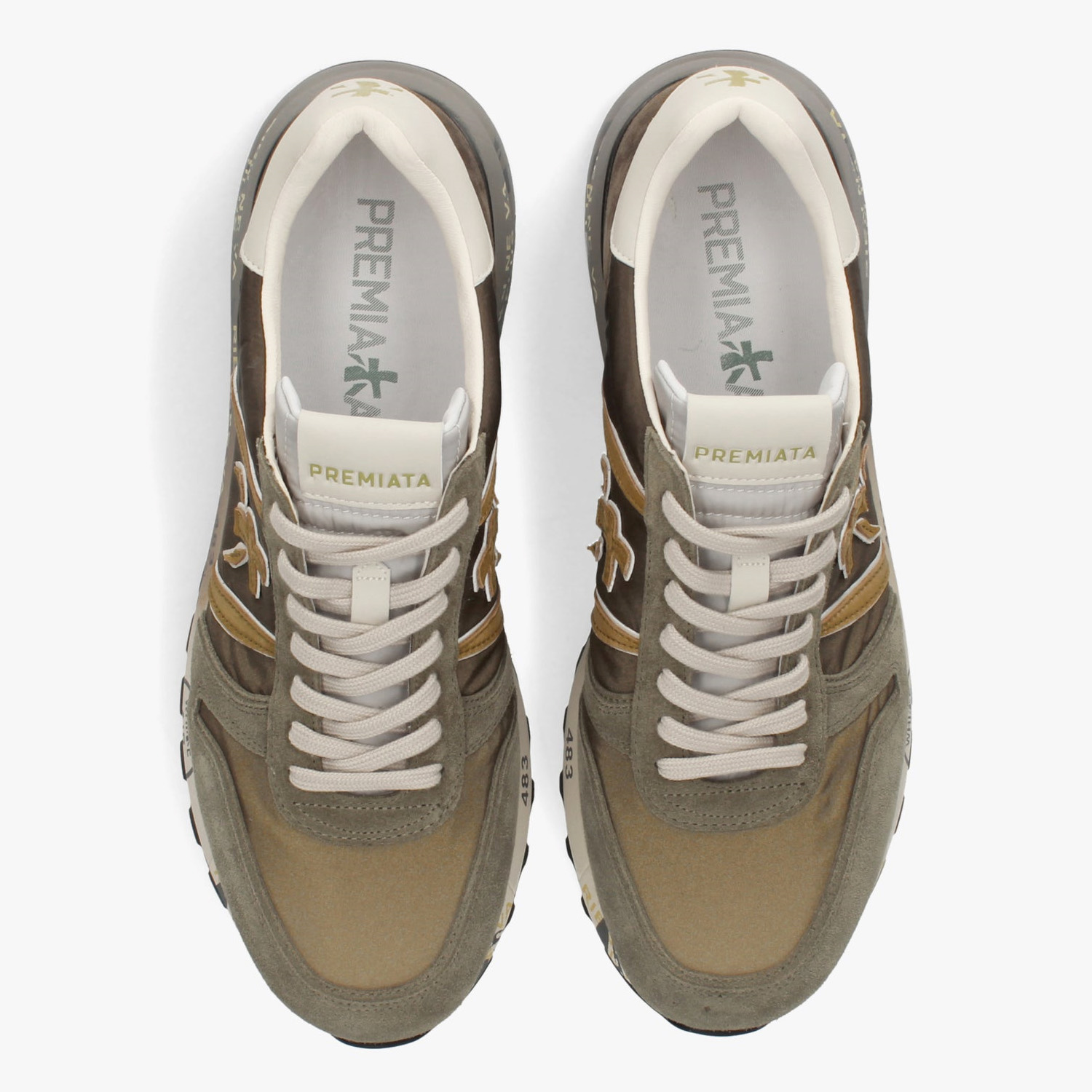 Premiata Lander 8009 Haki Erkek Spor Ayakkabı