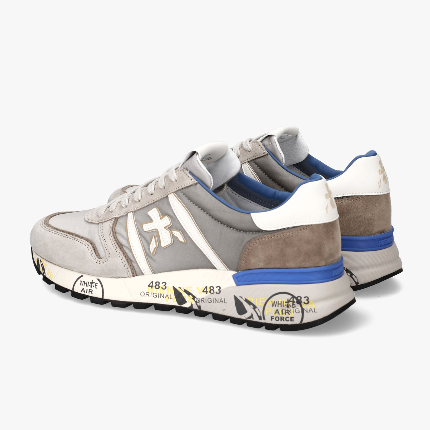 Premiata Lander 8010 Gri Erkek Spor Ayakkabı