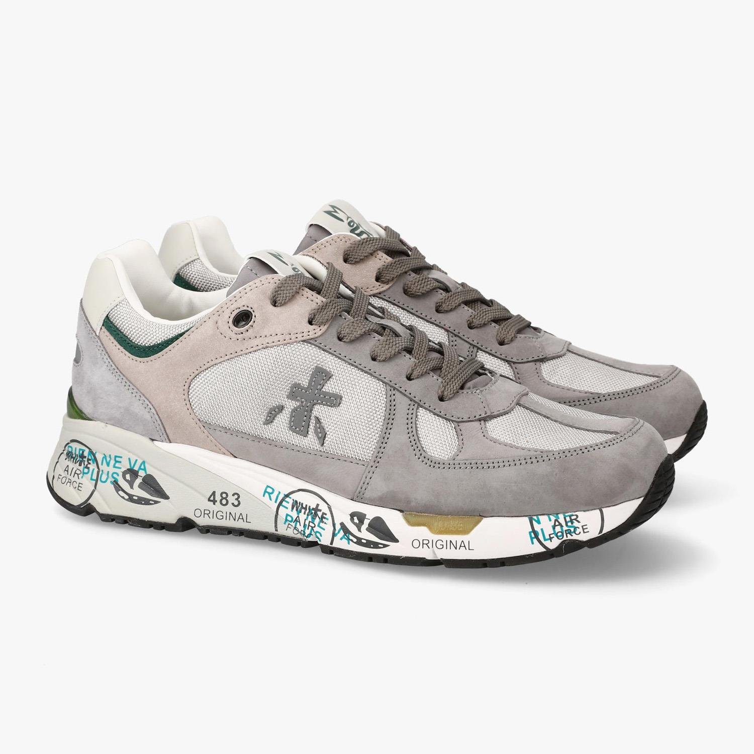 Premiata Mase 7821 Gri Erkek Spor Ayakkabı