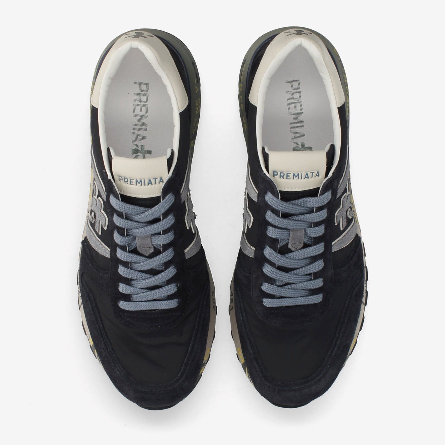 Premiata Mavi Deri Lander 8656 Erkek Sneakers