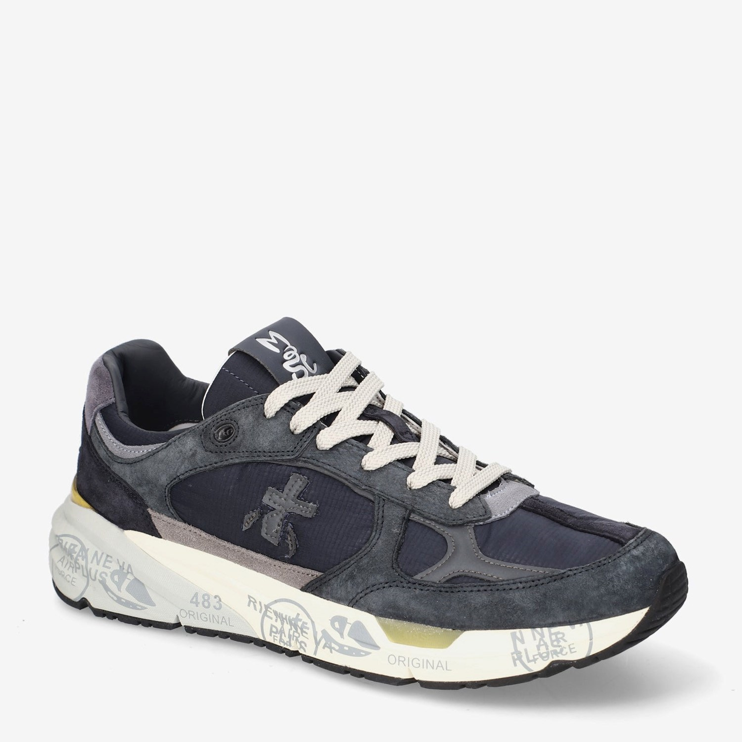 Premiata Mavi Deri Mase 25 8428 Erkek Sneakers