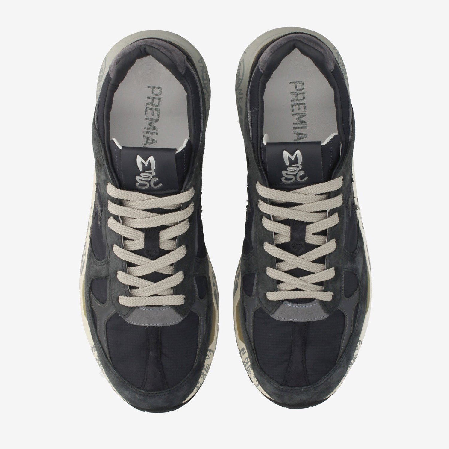 Premiata Mavi Deri Mase 25 8428 Erkek Sneakers