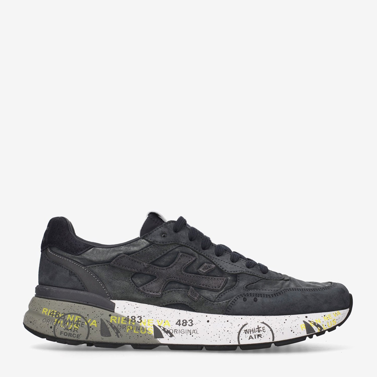 Premiata Mavi Deri Mick 01 8448 Erkek Sneakers