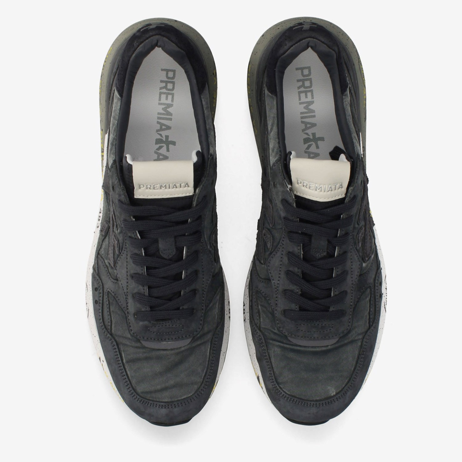 Premiata Mavi Deri Mick 01 8448 Erkek Sneakers