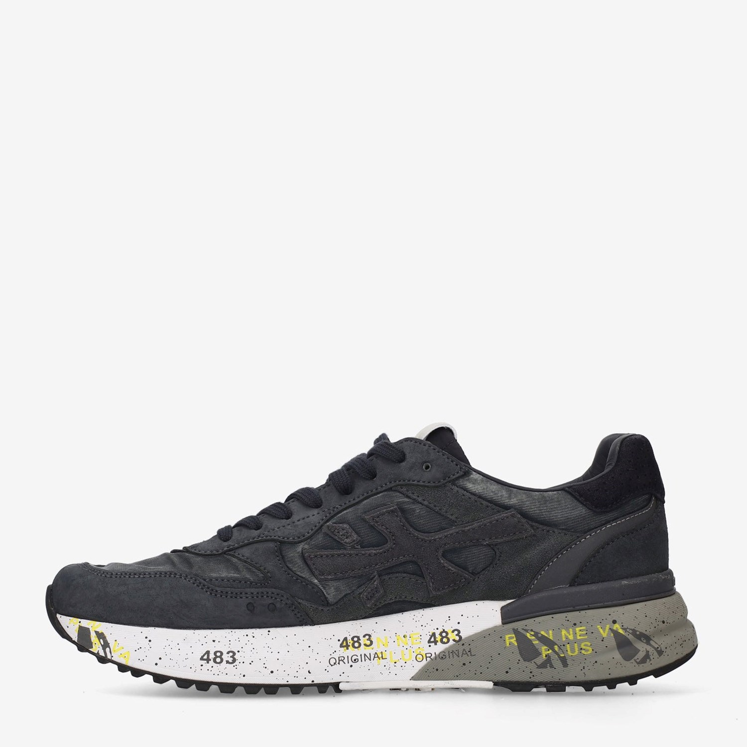 Premiata Mavi Deri Mick 01 8448 Erkek Sneakers