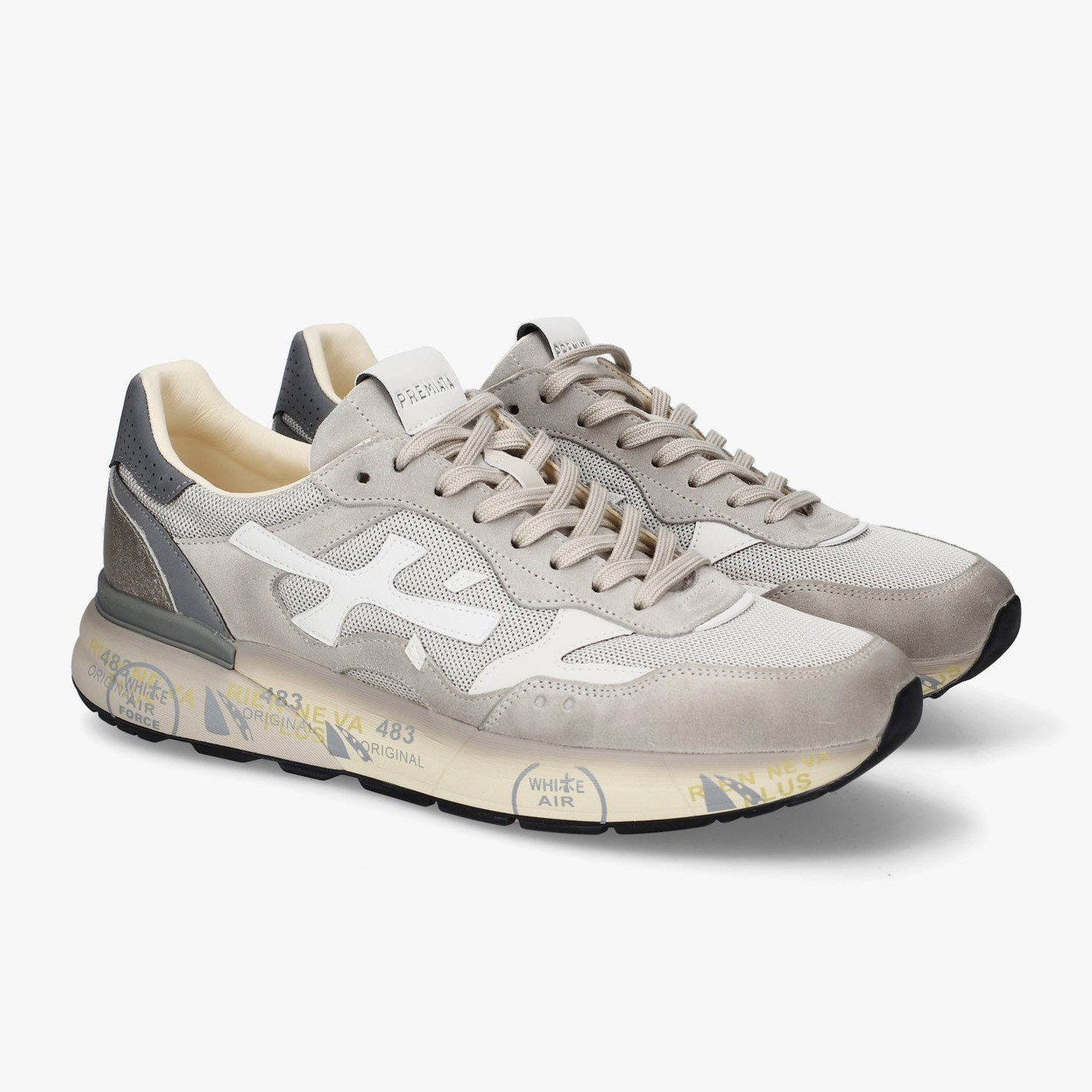 Premiata Mick 01.8117 Gri Erkek Spor Ayakkabı