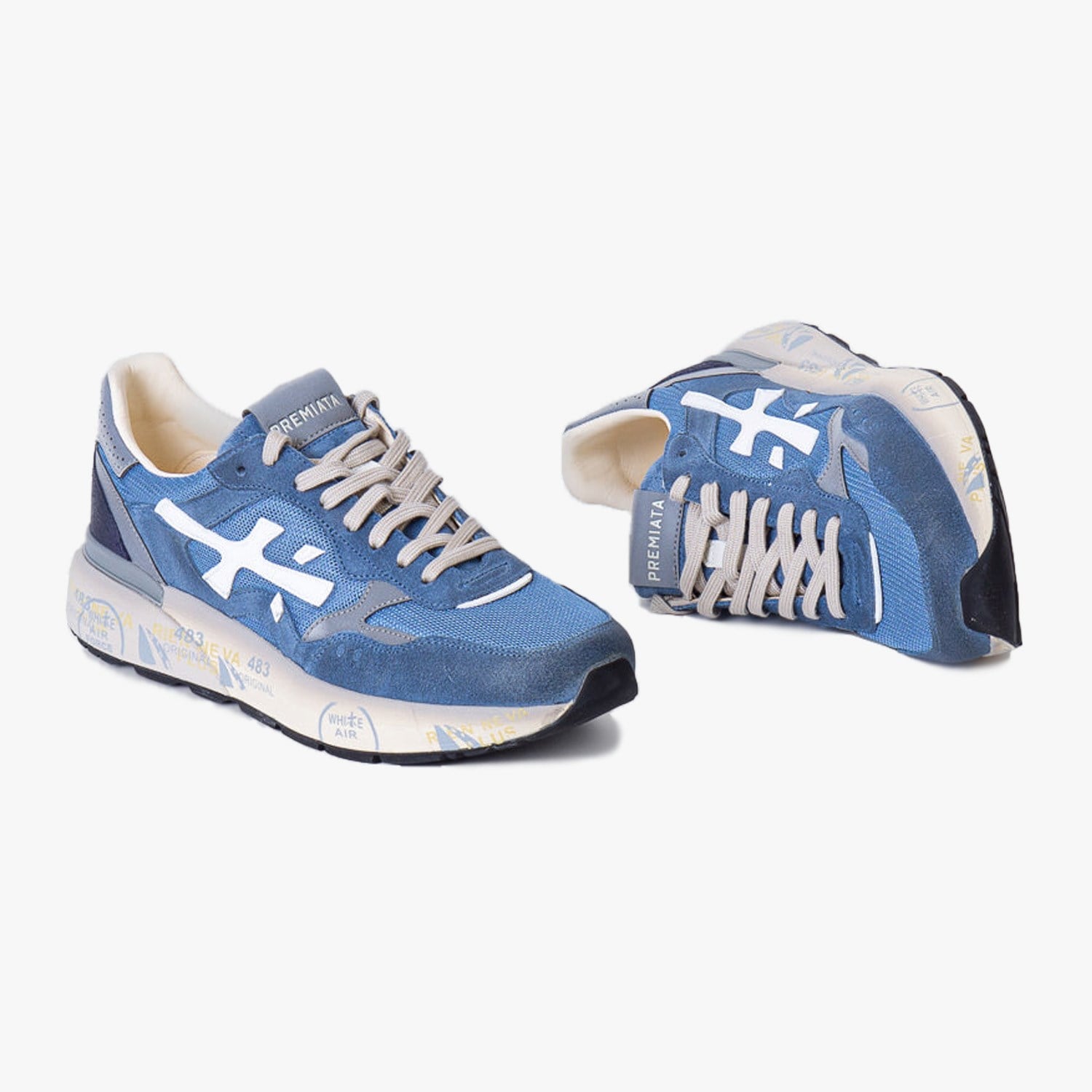 Premiata Mick 01.8120 Mavi Erkek Spor Ayakkabı