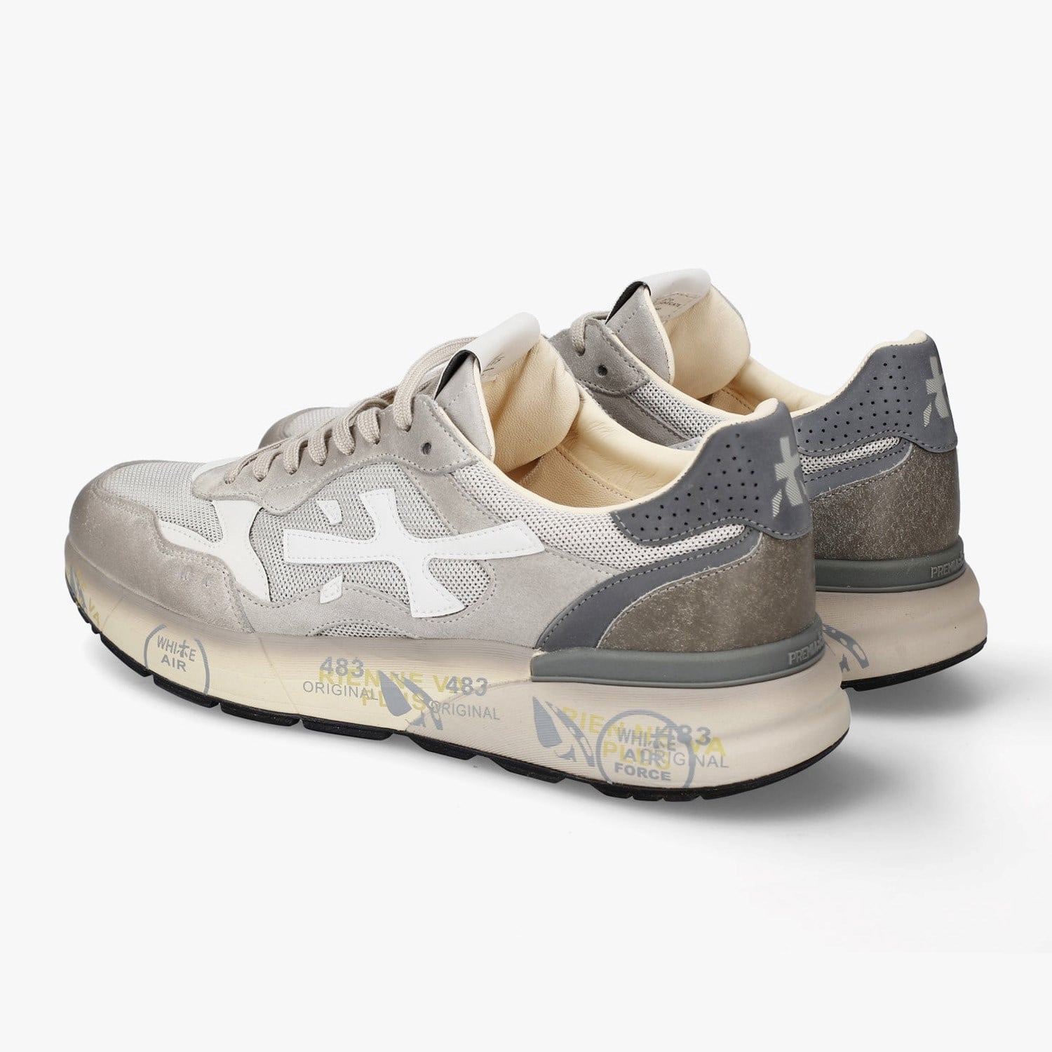 Premiata Mick 01.8117 Gri Erkek Spor Ayakkabı