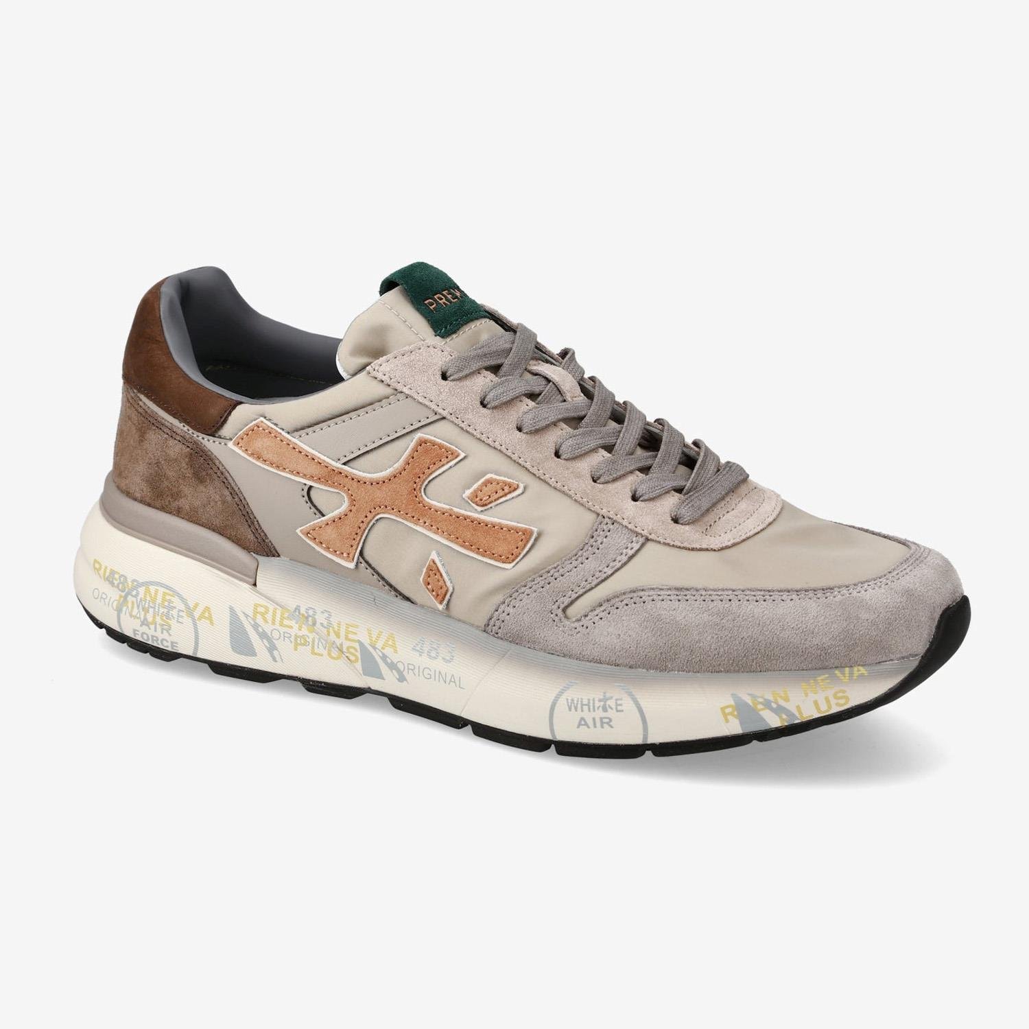 Premiata Mick 7715 Bej Erkek Spor Ayakkabı