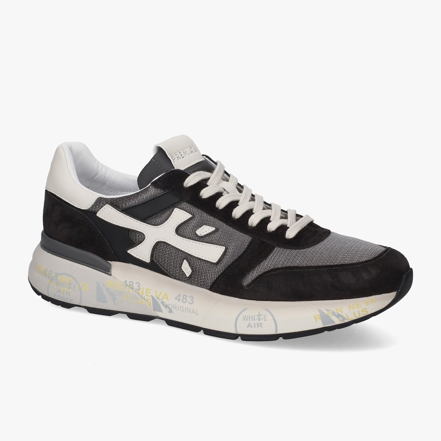 Premiata Mick 8005 Siyah Erkek Spor Ayakkabı