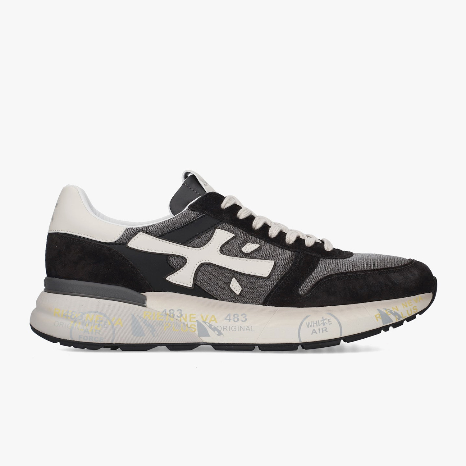 Premiata Mick 8005 Siyah Erkek Spor Ayakkabı