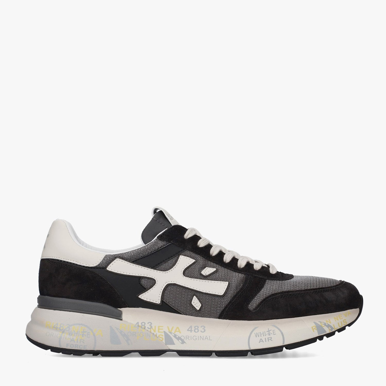 Premiata Mick 8085 Siyah Erkek Spor Ayakkabı