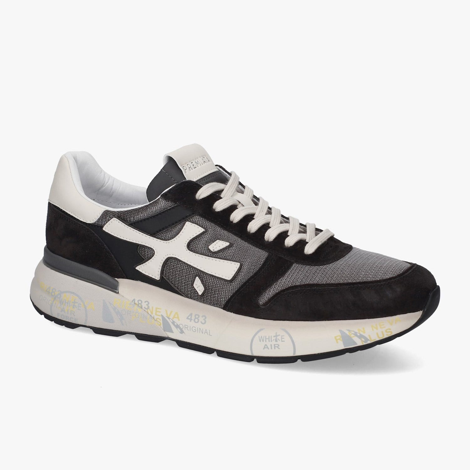 Premiata Mick 8085 Siyah Erkek Spor Ayakkabı