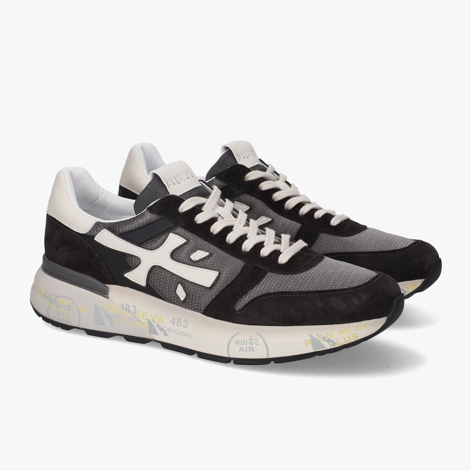 Premiata Mick 8085 Siyah Erkek Spor Ayakkabı