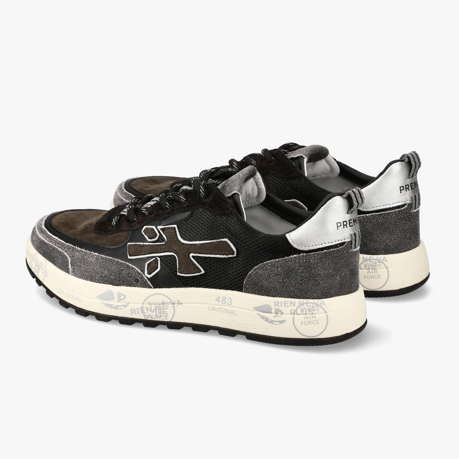 Premiata Nous 7723 Siyah Erkek Spor Ayakkabı