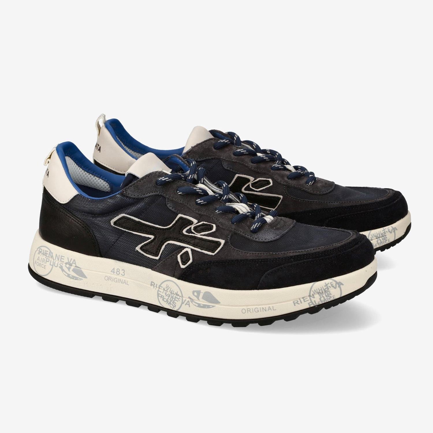 Premiata Nous 7726 Siyah Erkek Spor Ayakkabı